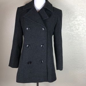 Covington Gray Peacoat in Excellent Cond. Sz: Sm